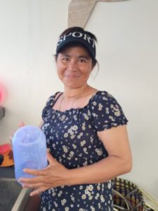 Photo of Ibu Gilang staff maintenance Bali Aqua Nusa Penida