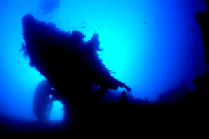 USAT Liberty wreck underwater photo in Tulamben Bali Aqua Diving fun dive