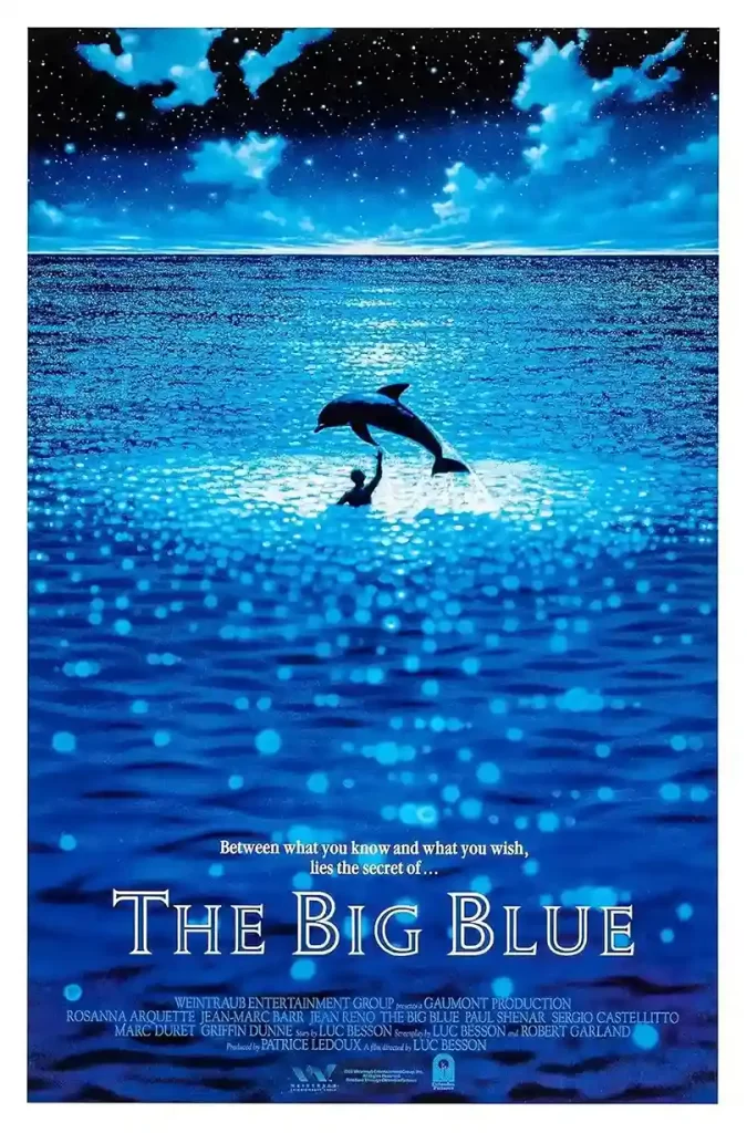 The Big Blue, a movie telling the rivality of Jaques and Enzo. Released on 1988